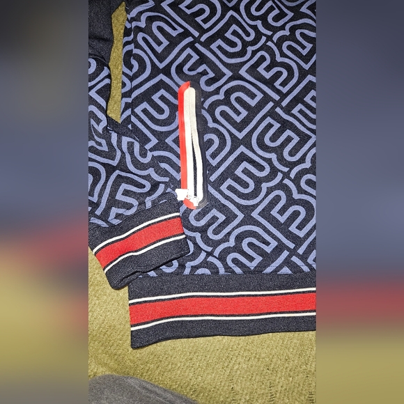 EUC Born Fly AnyTown USA Zip Up Jacket. Navy Blue/Red/White! Men's MEDIUM - Picture 5 of 9